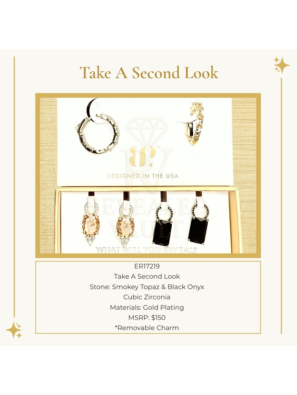 Take A Second Look - Charming Hoops